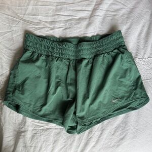 Nike Women's Emerald Green Athletic Shorts